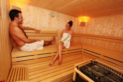 Sauna im Sporthotel ROYAL X – Sporturlaub am Millstätter See – Urlaub in Kärnten am See