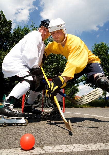 Streethockey am Millstätter See beim Sporthotel ROYAL X– Urlaub im Ferienhaus – Ferienhaus am See – Seevilla Leitner – Urlaub in Kärnten am See
