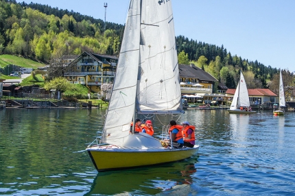Segelschule am Millstätter See beim Sporthotel ROYAL X – Urlaub im Ferienhaus – Ferienhaus am See – Seevilla Leitner – Urlaub in Kärnten am See