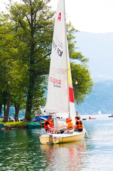 Segelschule am Millstätter See beim Sporthotel ROYAL X – Urlaub im Ferienhaus – Ferienhaus am See – Seevilla Leitner – Urlaub in Kärnten am See